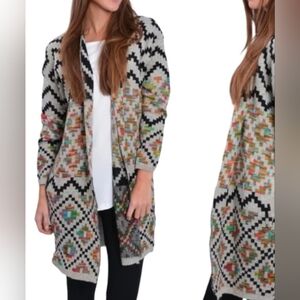 Dreamers multi colour cardigan